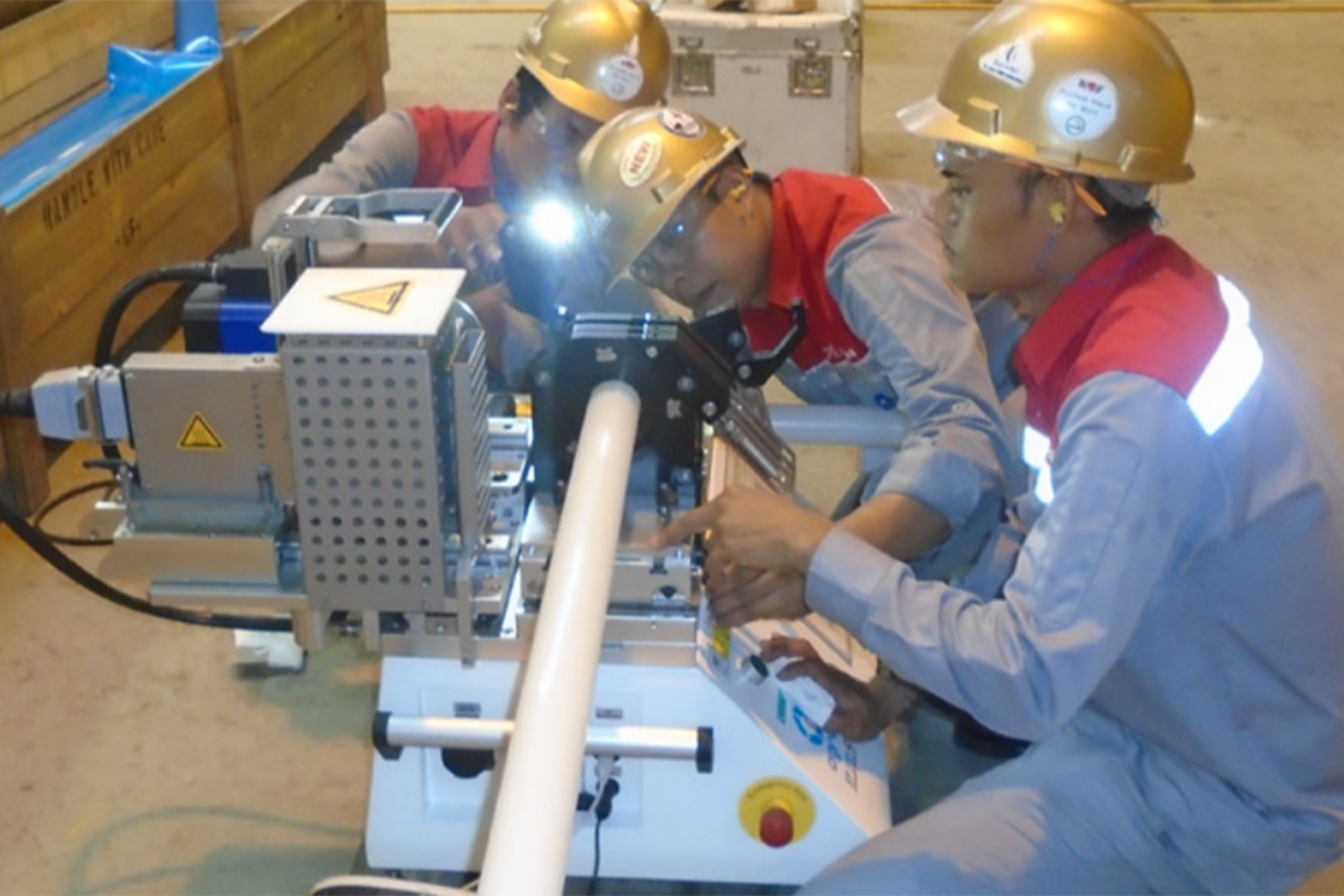 Flaring Machine & Cutting PTFE